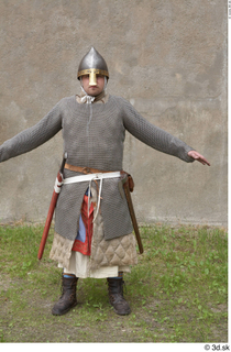  Photos Medieval Knight in mail armor 5 a poses mail armor medieval soldier whole body 0001.jpg